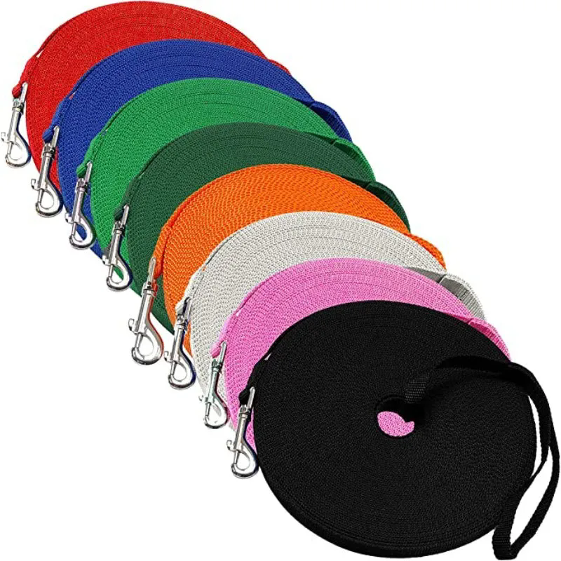 Long Dog Leash - Dog Training Leash - Recall & Obedience Dog Training Tools - Nylon - 50 ft