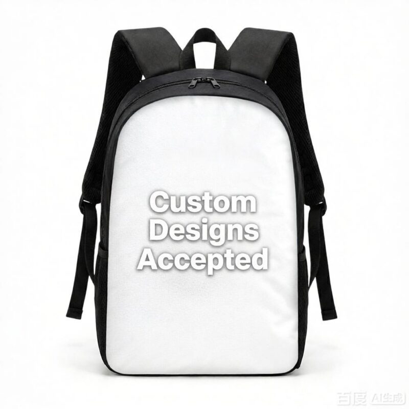 Custom Backpack DIY Personalized Casual Daypack for Men Women Teens Ergonomic Padded Straps 14 inch Laptop School Bag Travel Rucksack with Bottle Pocket