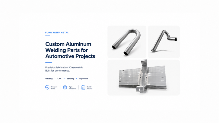 Automotive aluminum welding parts with welded plate assembly and bent aluminum tubes