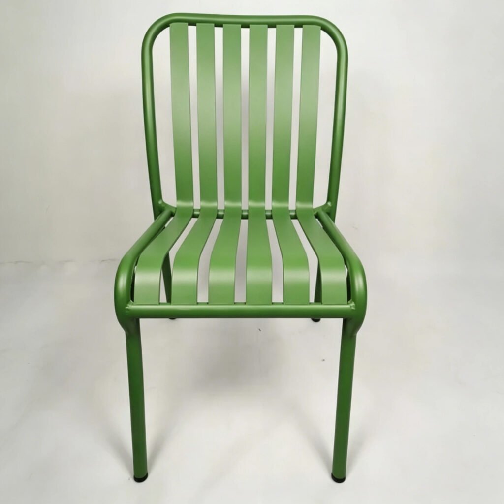 Outdoor dining Aluminum Chairs Patio set with reliable weatherproof aluminum construction