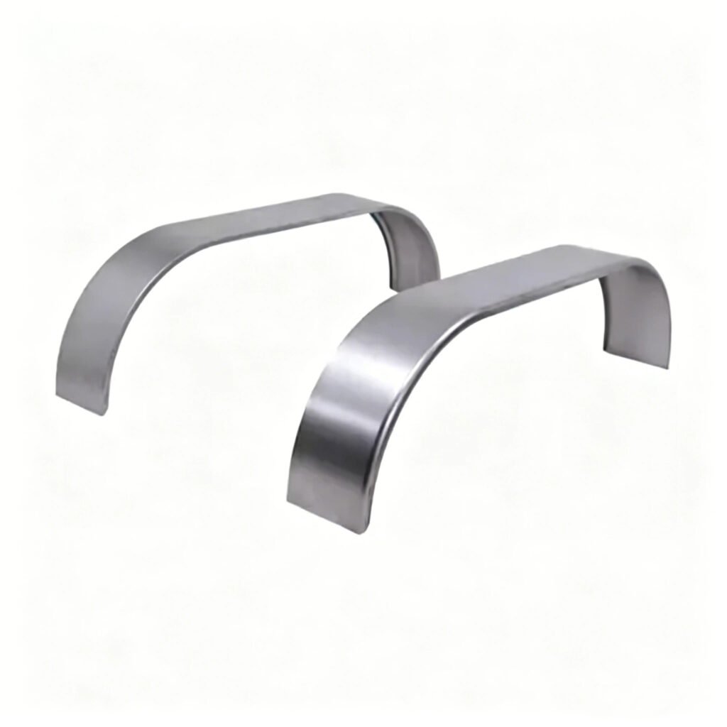 Rust proof Aluminum Fender with durable alloy construction for trailer tire cover applications