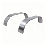 Rust proof Aluminum Fender with durable alloy construction for trailer tire cover applications
