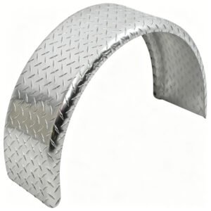 Aluminum Fender made from 5052 alloy for boat trailer, RV and utility trailer wheel protection