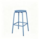 Durable Aluminum Bar Stools with powder coated finish for commercial and residential spaces