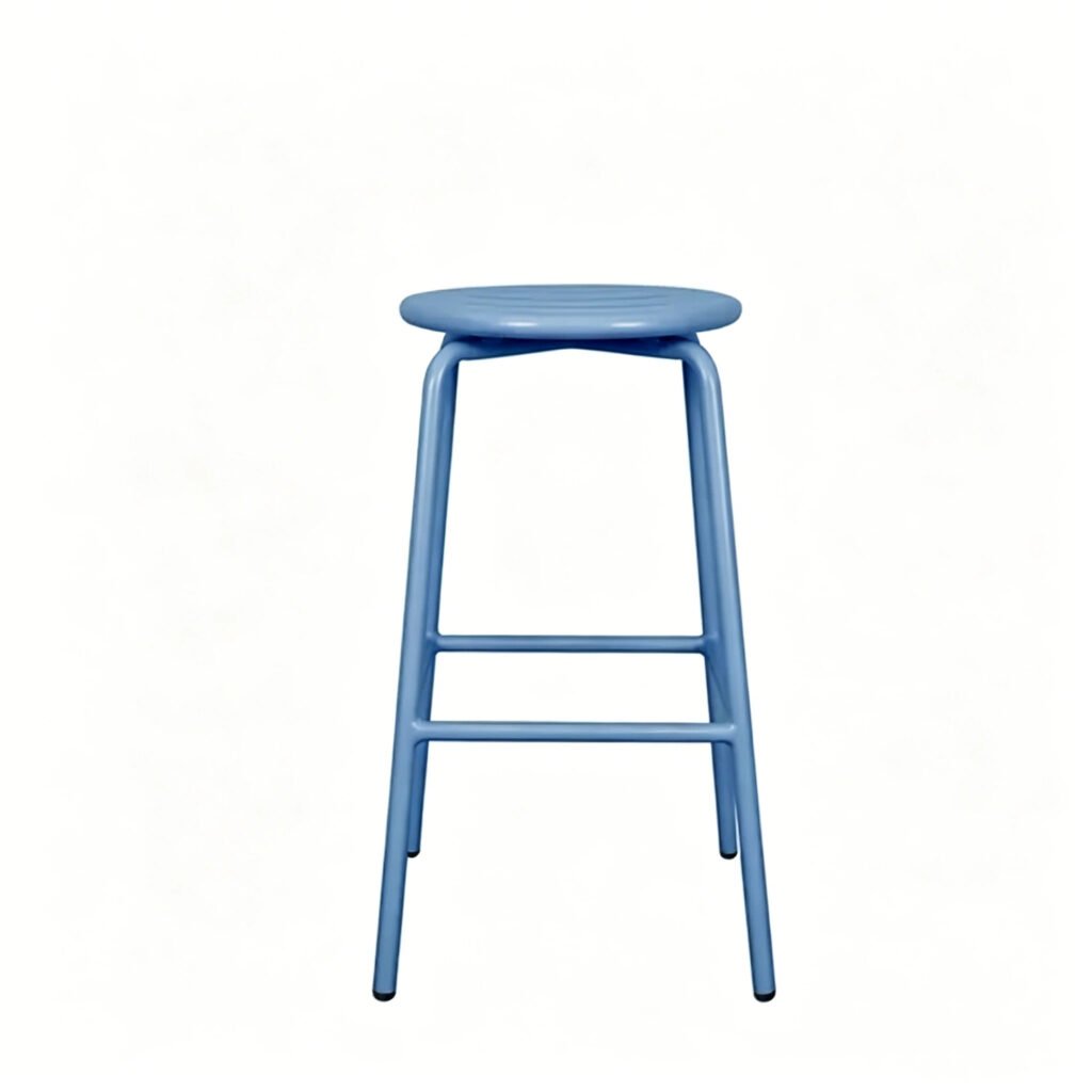 Durable Aluminum Bar Stools 30 Inch Height Powder Coated Finish 1 High quality Aluminum Bar Stools featuring rust resistant frame and powder coated finish for kitchen islands