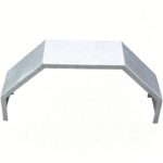 Impact resistant Diamond Plate Fender providing reliable wheel protection for tractors and trailers