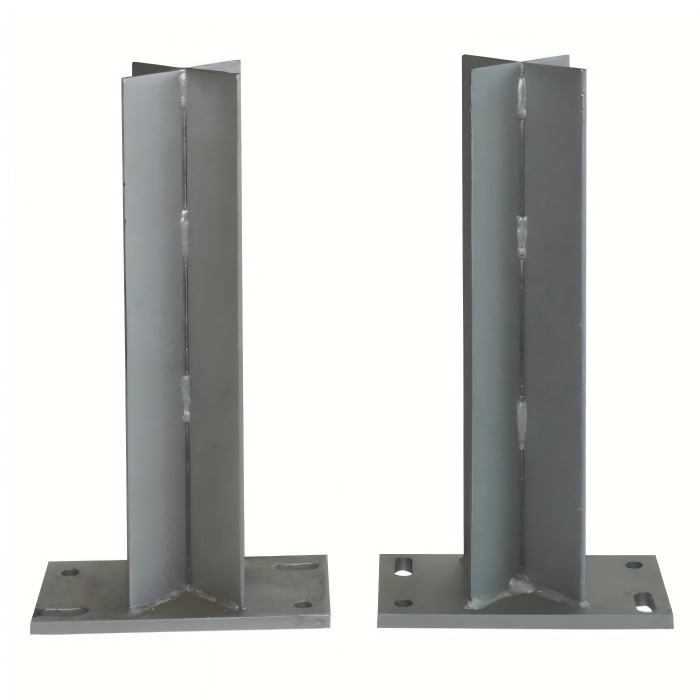 Machined solid aluminum base plate