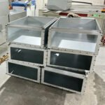 Scatole per contenitori in alluminio impermeabili