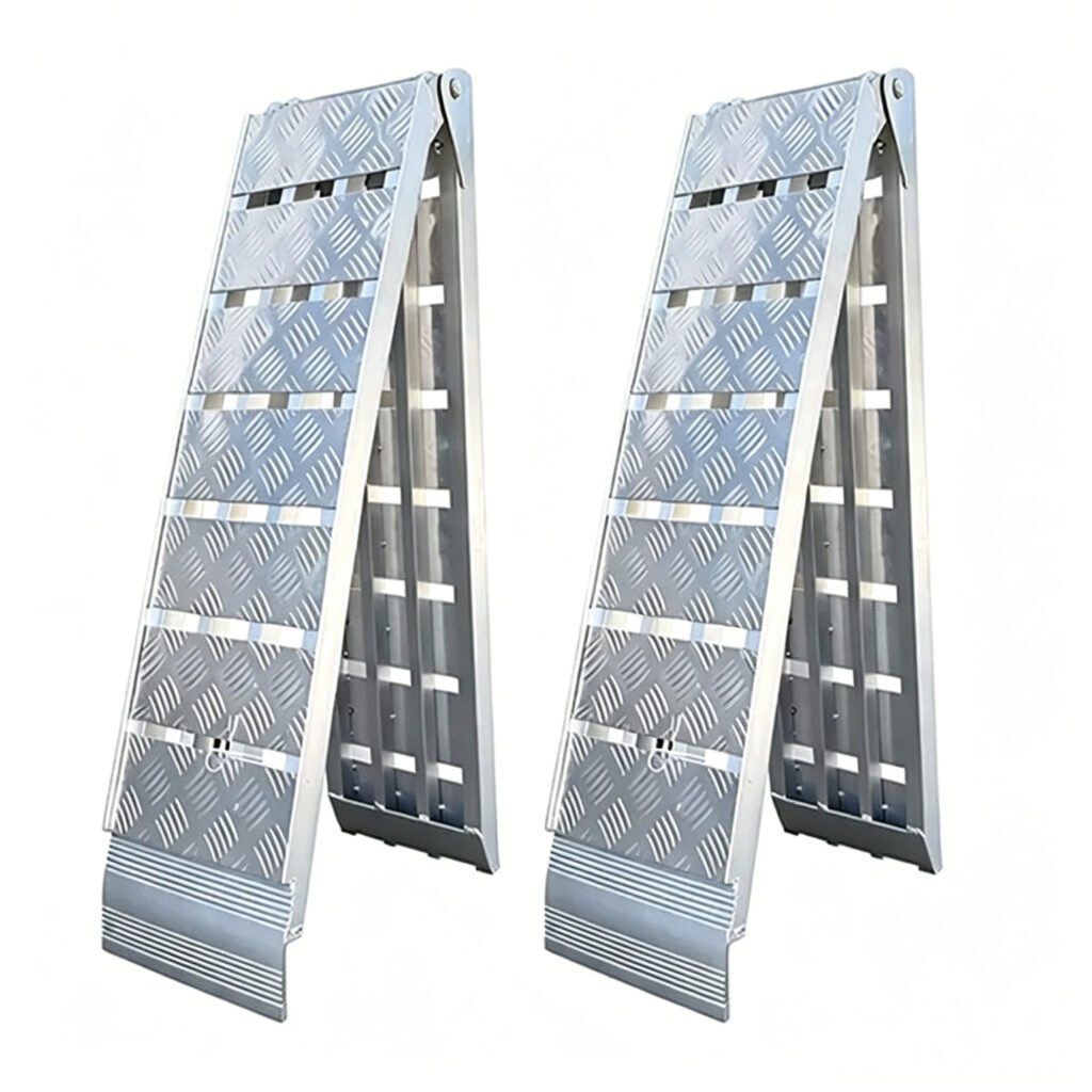 Aluminum Folding Loading Ramp 72x12 inch heavy duty ramp for UTV ATV and vehicle loading applications