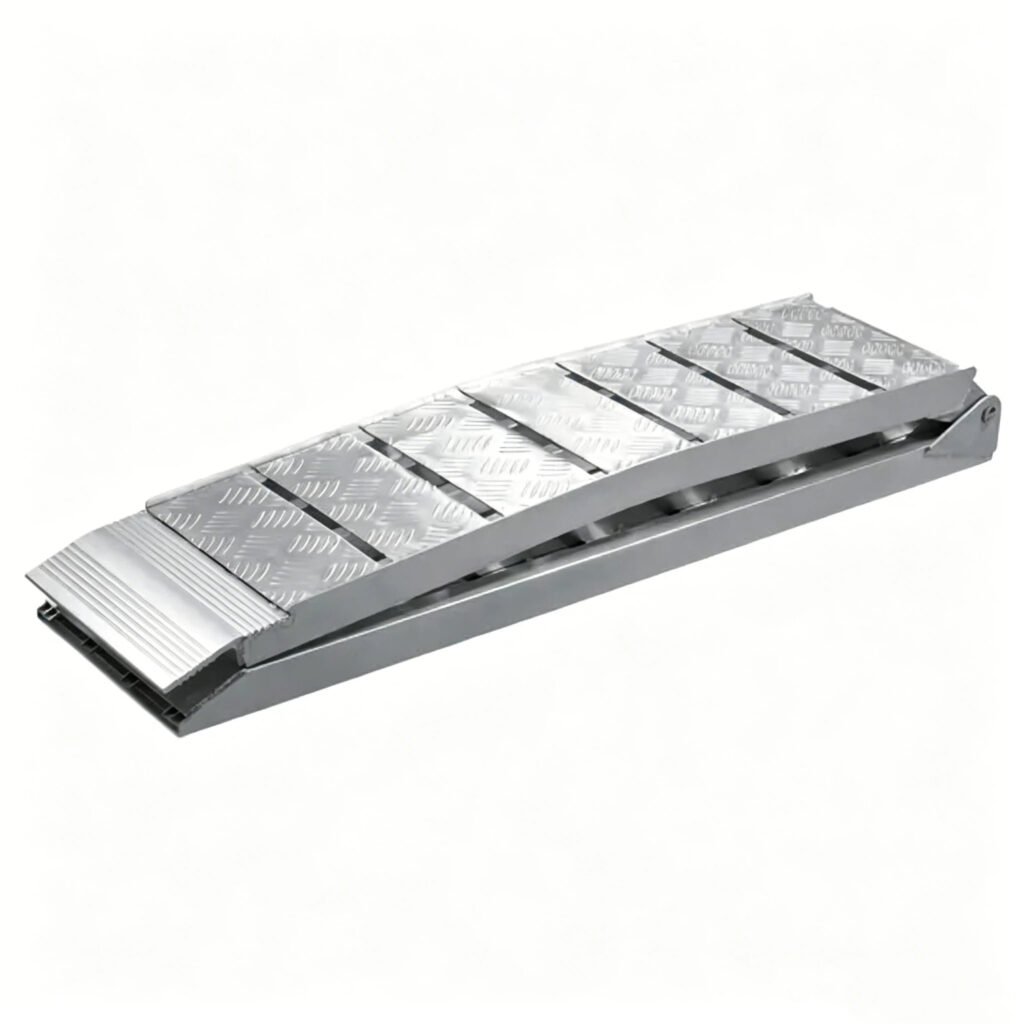 Custom Aluminum Folding Loading Ramp designed for ATV, UTV and trailer loading solutions
