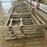 Batch stacked industrial aluminum-machine-frame, factory mass production aluminum equipment frames for mechanical equipment