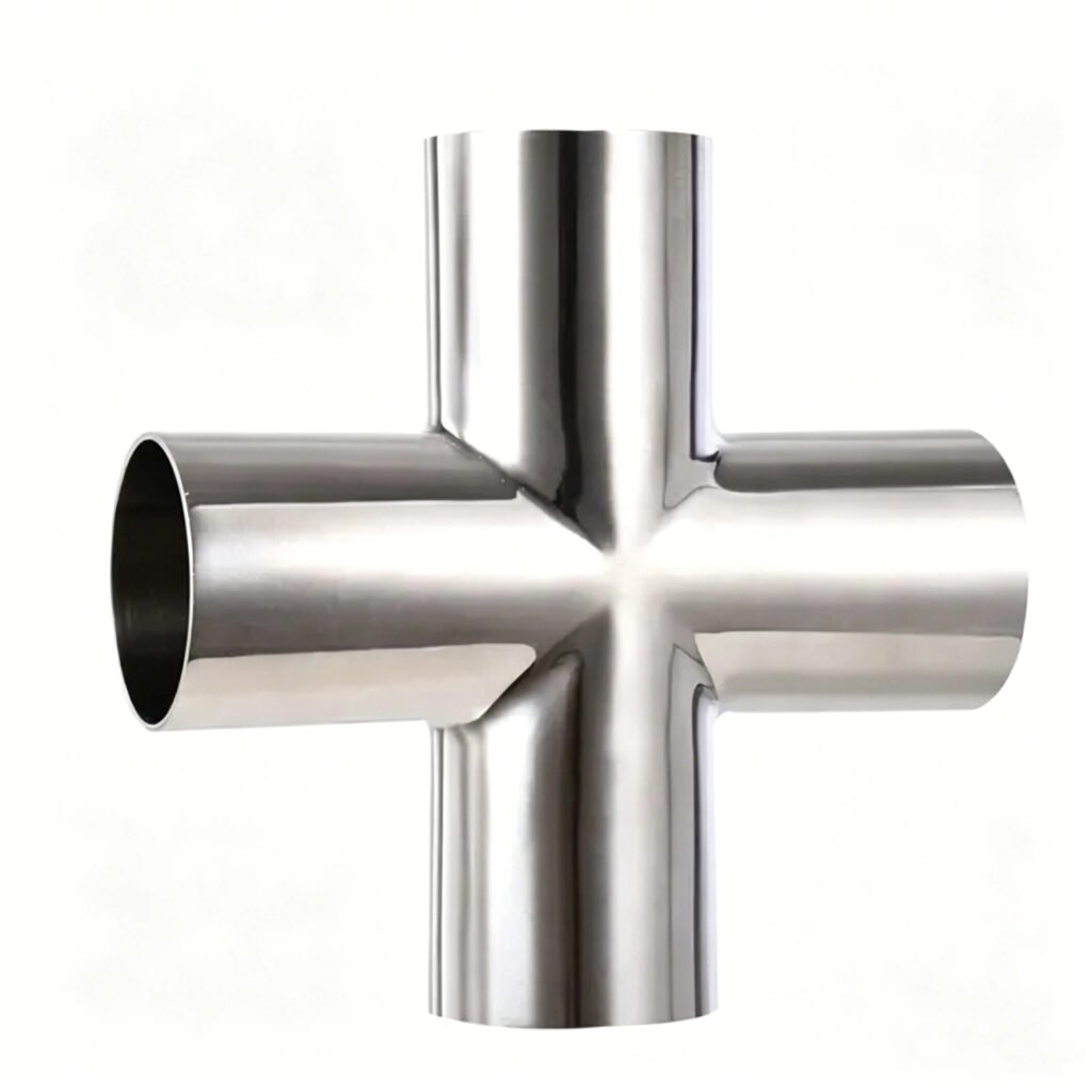 Welded aluminum pipe fabrication parts