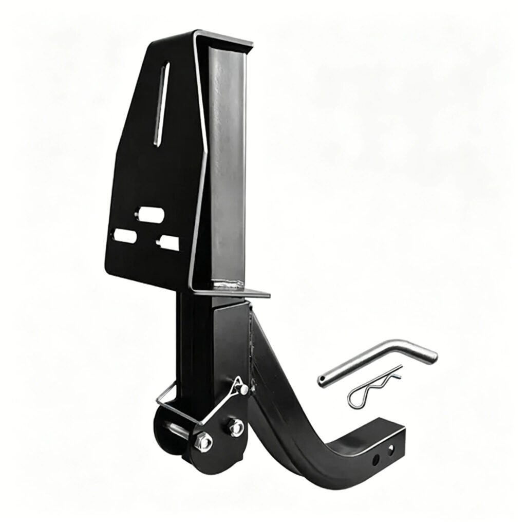 Aluminum Spare Tire Mount RV Bumper Carrier Off Road Bracket 1 Aluminum Spare Tire Mount designed for RV, trailer and off road vehicle tire relocation applications
