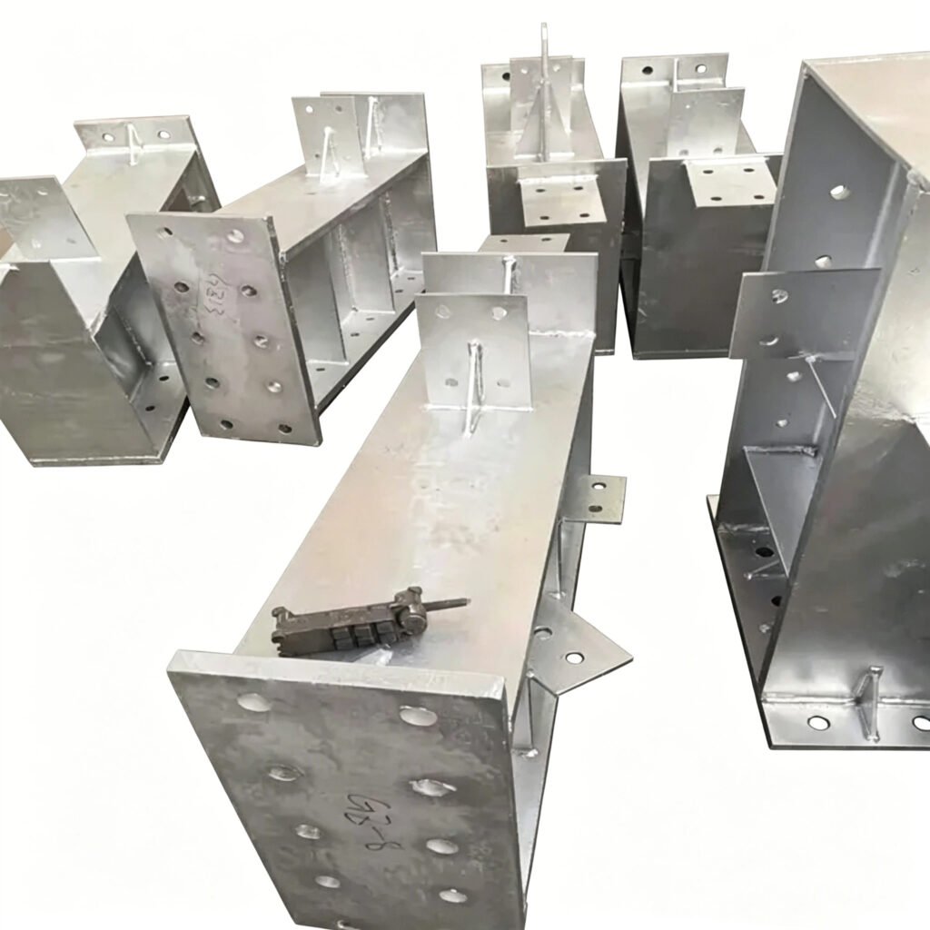 Aluminum Structural Frame welded support brackets
