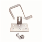 Precision TIG welded aluminum support bracket for durable and corrosion resistant equipment mounting