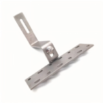 Custom aluminum support bracket fabricated with corrosion proof aluminum and precision TIG welding