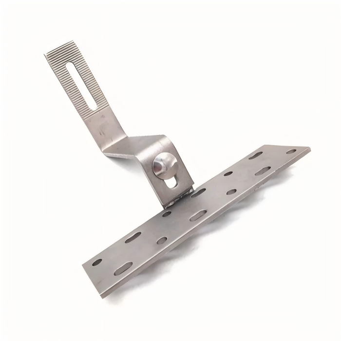 Custom aluminum support bracket fabricated with corrosion proof aluminum and precision TIG welding