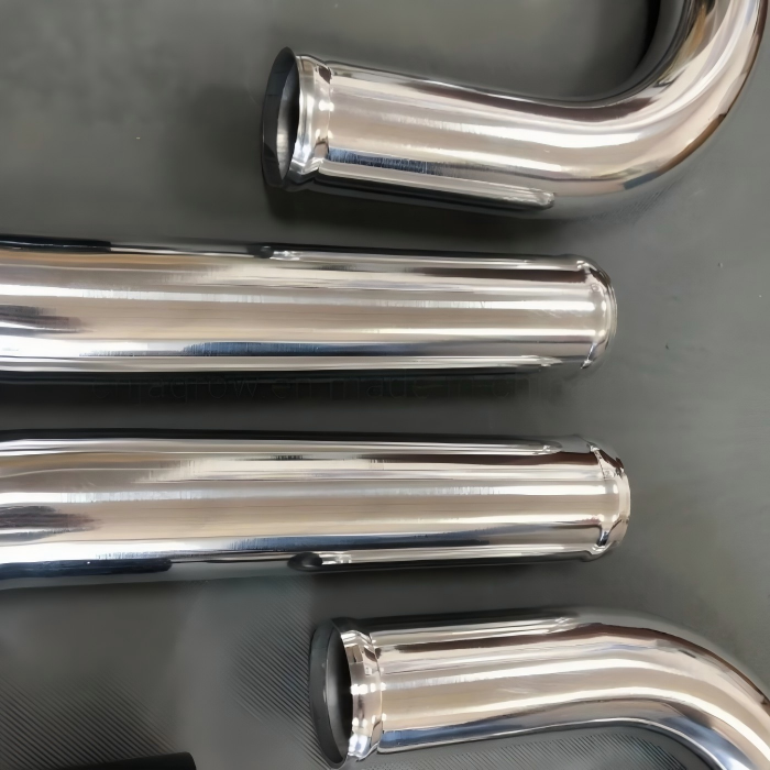 TIG welded Aluminum Turbo Piping with accurate fitment and durable construction