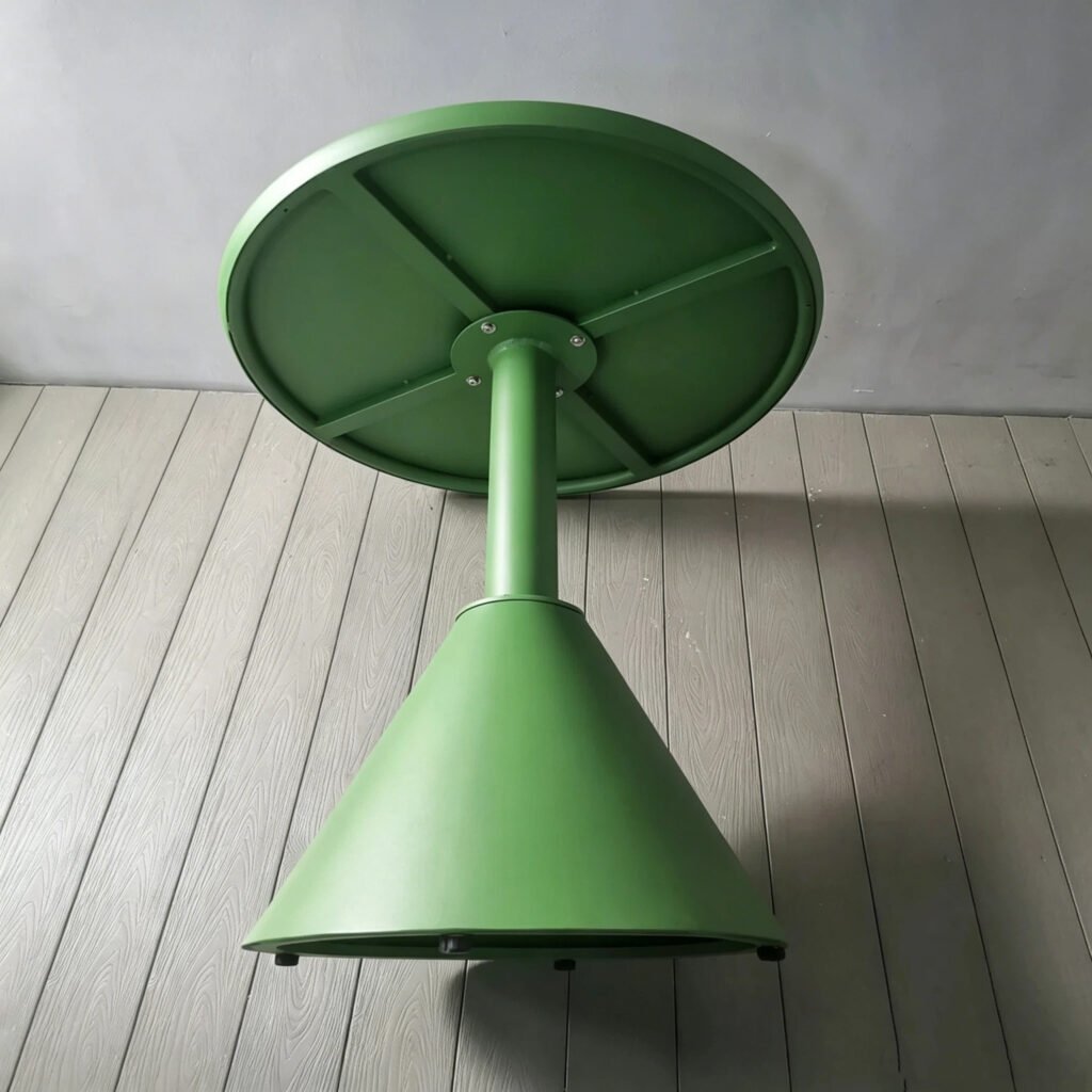Aluminum welding table with 5mm fixture holes and grounding capability for professional weld fixture applications