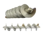 Auger shaft coupling assembly for fertilizer spreader applications