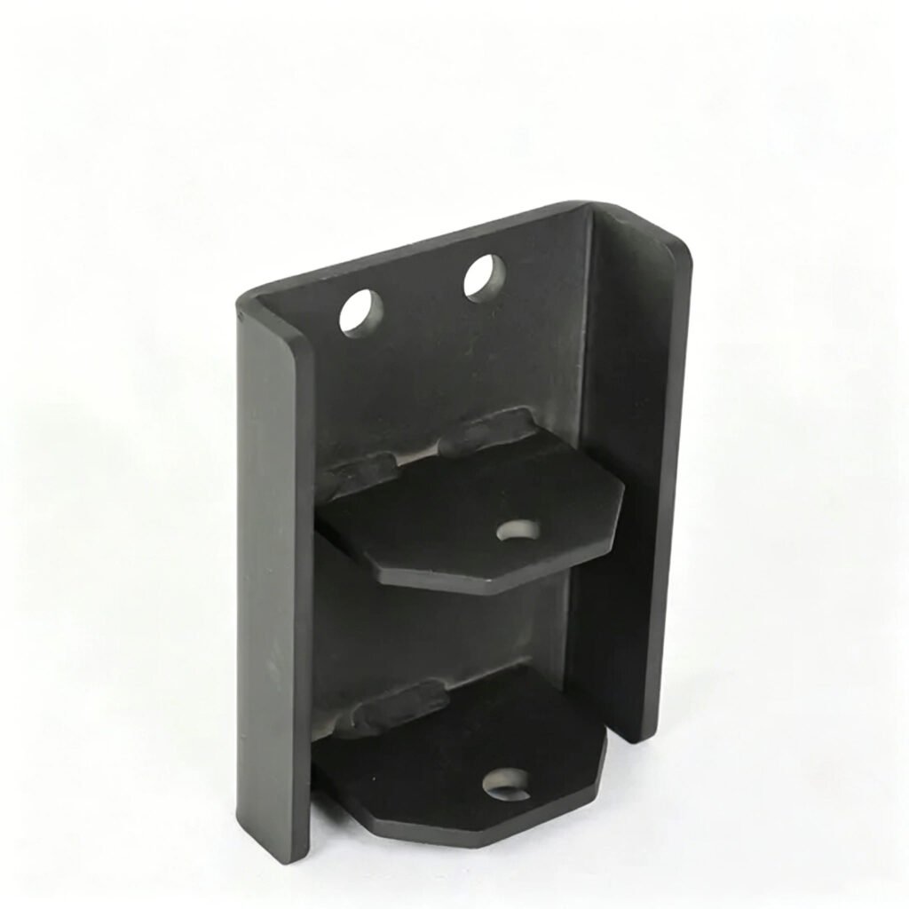 Custom Sheet Metal Brackets with welded aluminum construction for industrial enclosures and mounting systems
