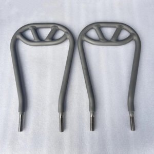 Custom TIG Welded TC4 Titanium Frame with double threaded ends