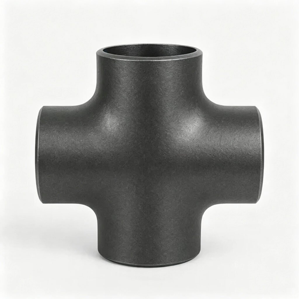 Montagem de cabeçote Elbow Cross Four Way projetada para desempenho de fluxo de fluido balanceado