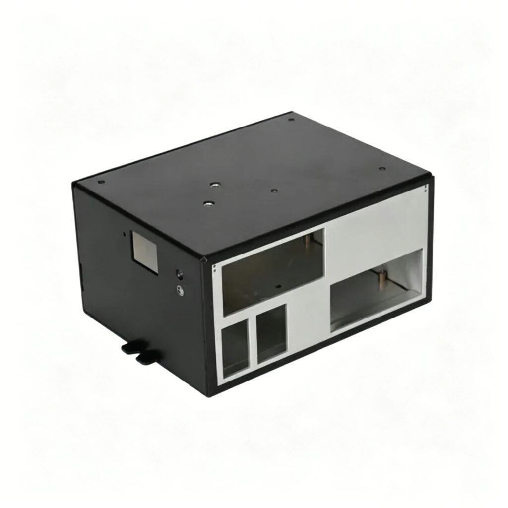 Custom Electrical Aluminum Enclosure made for power systems with durable lightweight housing
