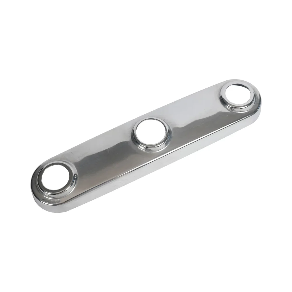 Custom Faucet Deck Plate for kitchen faucet upgrades and sink hole coverage solutions
