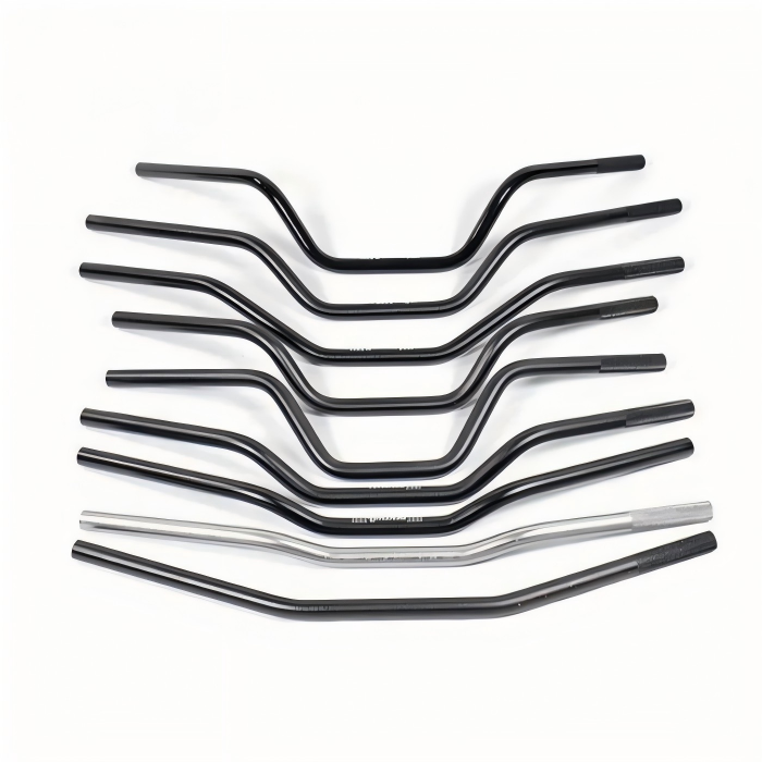 Custom Handlebar for Motorcycle manufactured with accurate tube bending technology and durable steel