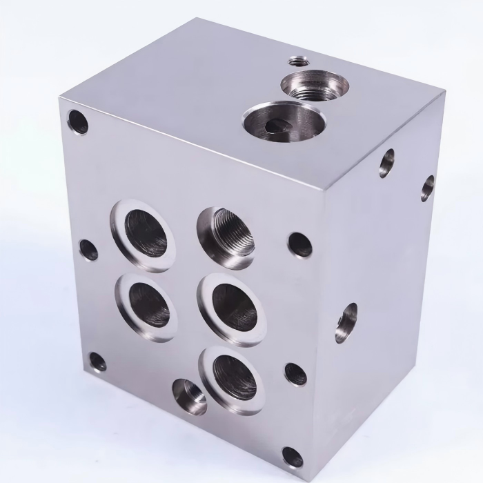 Precision Hydraulic Manifold Valve with aluminum subplate design and multiple station configuration