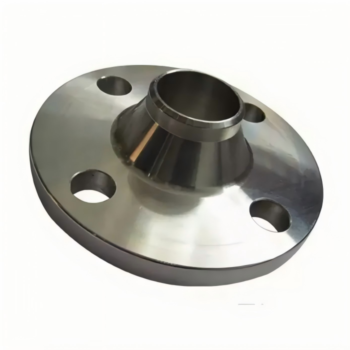 Integral Ring Flange forged from carbon steel with 6 inch diameter for high pressure pipeline applications