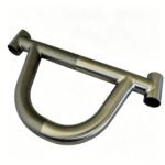 MIG welding bicycle frames curved aluminum bike frame
