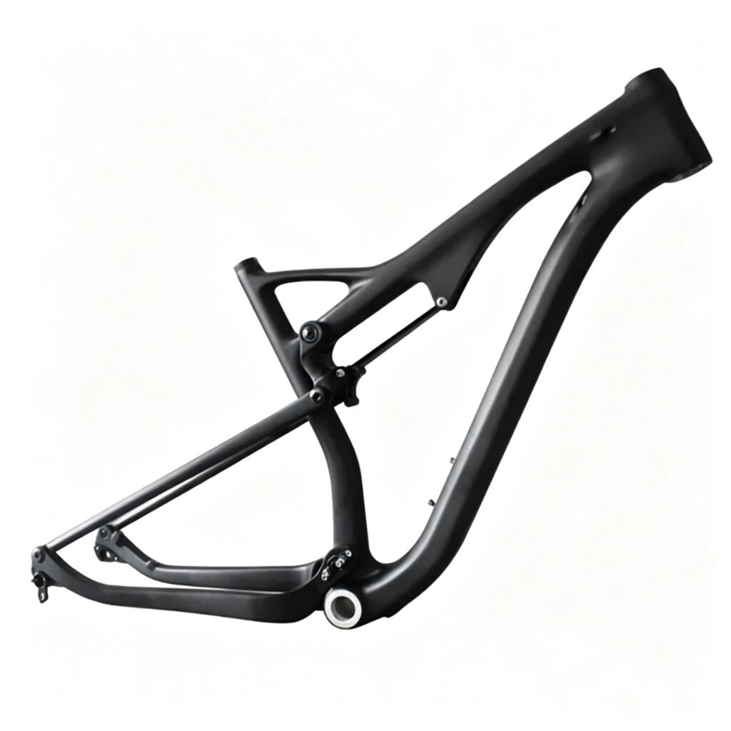 MIG welding bicycle frames black mountain bike frame blank