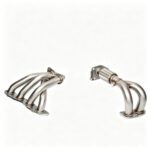 Motorcycle Exhaust Headers 4 into 1 design with 2 inch primary tubes for performance upgrades