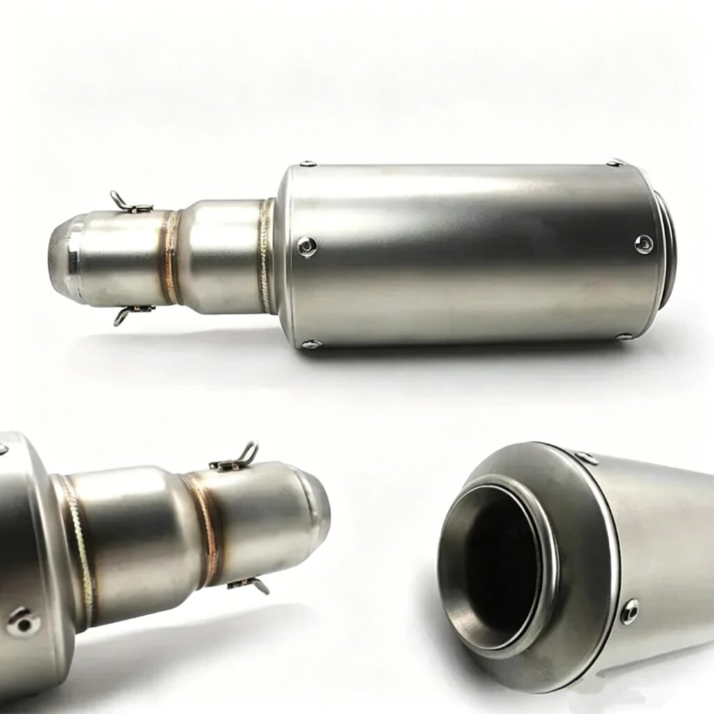 Motorcycle Exhaust Tube 304 Stainless Steel Custom Drag Pipe Header 4 Motorcycle Exhaust Tube with precision welded drag pipe header fabrication