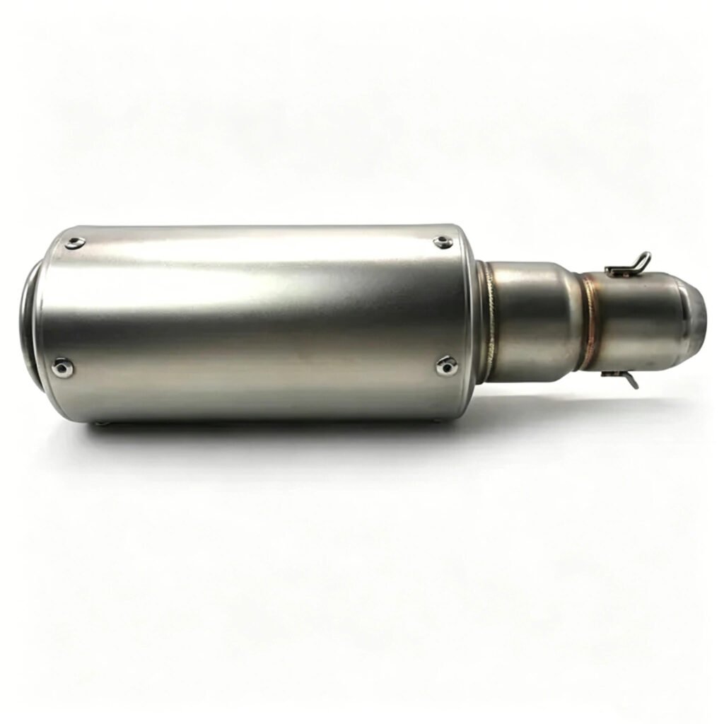 Motorcycle Exhaust Tube 304 Stainless Steel Custom Drag Pipe Header 2 Custom Motorcycle Exhaust Tube with heat resistant stainless steel construction for performance bikes