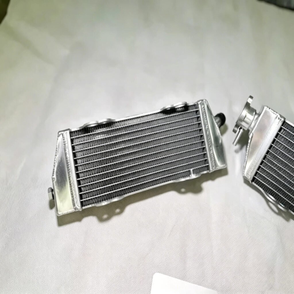 Motorcycle Radiator made from 6061 aluminum for sportbike and dirtbike engine cooling systems