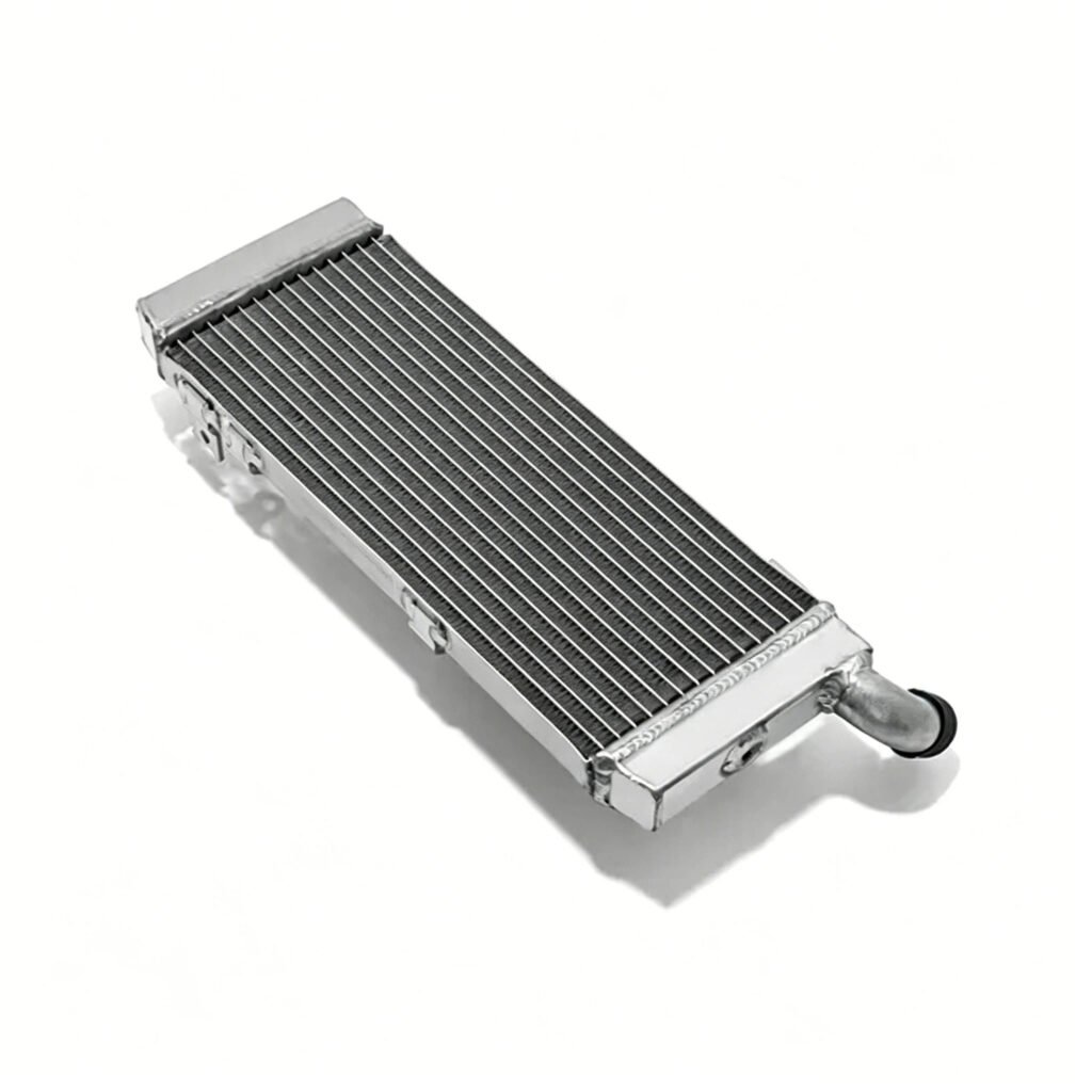 Lightweight Motorcycle Radiator with aluminum core for improved engine temperature control