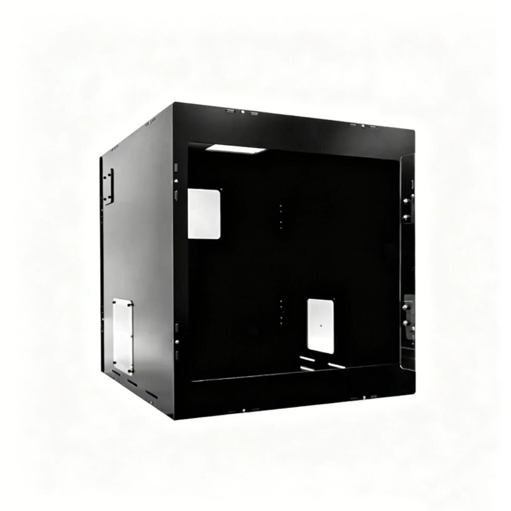Rack mount Network Equipment Enclosure with secure locking and durable steel housing