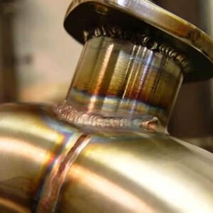 oil and gas welding polished stainless pressure vessel weld
