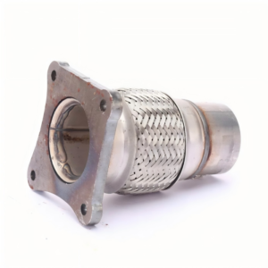 Pipe with Flange Welding Service in 3 inch 304 stainless steel for automotive systems