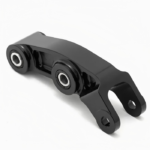 High performance rear suspension linkage made from Ergal aluminum for custom e bike suspension systems