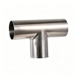 soldadura de tubería sanitaria, tee de soldadura a tope de acero inoxidable