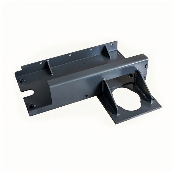 sheet metal enclosures black stamped metal housing bracket
