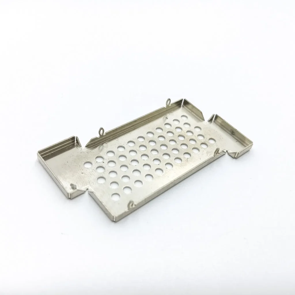 Precision Shielding Frame featuring durable metal construction and accurate stamped dimensions