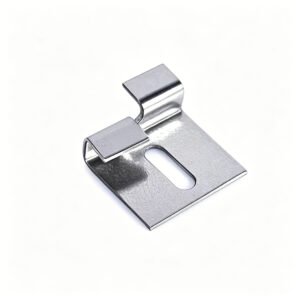 Spring Clip Fasteners for wire harness mounting and edge retention with secure push on installation design