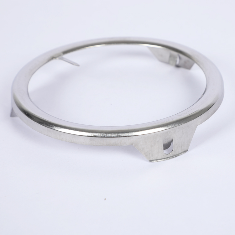Retaining Ring Stainless Steel Stamped Locking Clip Precision Formed 4 Custom retaining ring manufactured from stainless steel with secure locking clip design