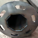 Heavy duty Street Light Pole Structure featuring welded stainless steel design and custom dimensions
