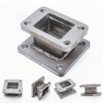 304 stainless steel T3 to T4 Turbo Flange Adapter with professional welding and custom metal fabrication